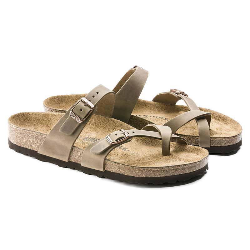 Birkenstock Oiled Læder Mayari Dame Brune | DK 405BEX